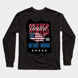 Air Force Airman Dad Long Sleeve T-Shirt